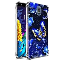 for LG K30 2019 / LG Escape Plus/LG Journey LTE L322DL Case，Ultra-Thin TPU Soft Plastic Anti-Fall Mobile Phone Protection Case Cover for LG K30 2019 (Butterfly)
