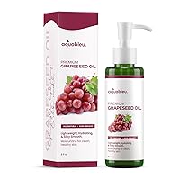 Premium Grapeseed Oil - 100% Pure and All-Natural - Hydrating and Silky Smooth - Moisturing, for Clean and Healthy Skin, and Strong Hair - Cold Pressed - 8 oz