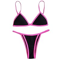 XJYIOEWT Bathing Suits for Juniors Two Piece Ladies Shorts Halter Two Piece Swimwears Tankinis Set