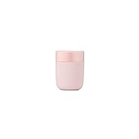 W&P Porter Travel Coffee Mug with Protective Silicone Sleeve | 12 Ounce Blush | Reusable Cup for Coffee or Tea | Portable Ceramic Mug with BPA-Free Press-Fit Lid | Dishwasher Safe | On-the-Go