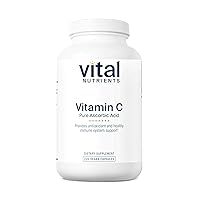 Vital Nutrients Vitamin C 1000mg (100% Pure Ascorbic Acid) | Vegan Antioxidant Supplement for Immune Support and Iron Absorption* | Gluten, Dairy and Soy Free | Non-GMO | 220 Capsules