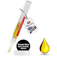 1 Fragrance Free | Nail Oil Cuticle Pen w/Vitamin E & Jojoba⏤Nail Strengthener Nail Growth Treatment for Brittle Peeling Breaking Thin Nails