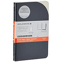 Moleskine Paper Tablet Hard Cover Smart Notebook, Ruled/Lined, Pocket (3.5