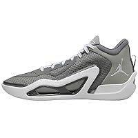 Nike Tatum 1 Big Kids' Basketball Shoes (DX5359-002, Medium Grey/Gunsmoke/White) Size 4.5