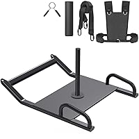Dolibest Portable Weight Sled with Handle, Workout Sled for Fitness Strength Training and Speed Improvement, Innovative Design for Easy Obstacle Clearance, Suitable for 1-2