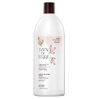 Bain de Terre Long & Healthy Shampoo/Conditioner | Sweet Almond Oil | Fortifies & Strengthens Long, Growing Hair | Argan & Monoi Oils | Paraben Free | Color-Safe