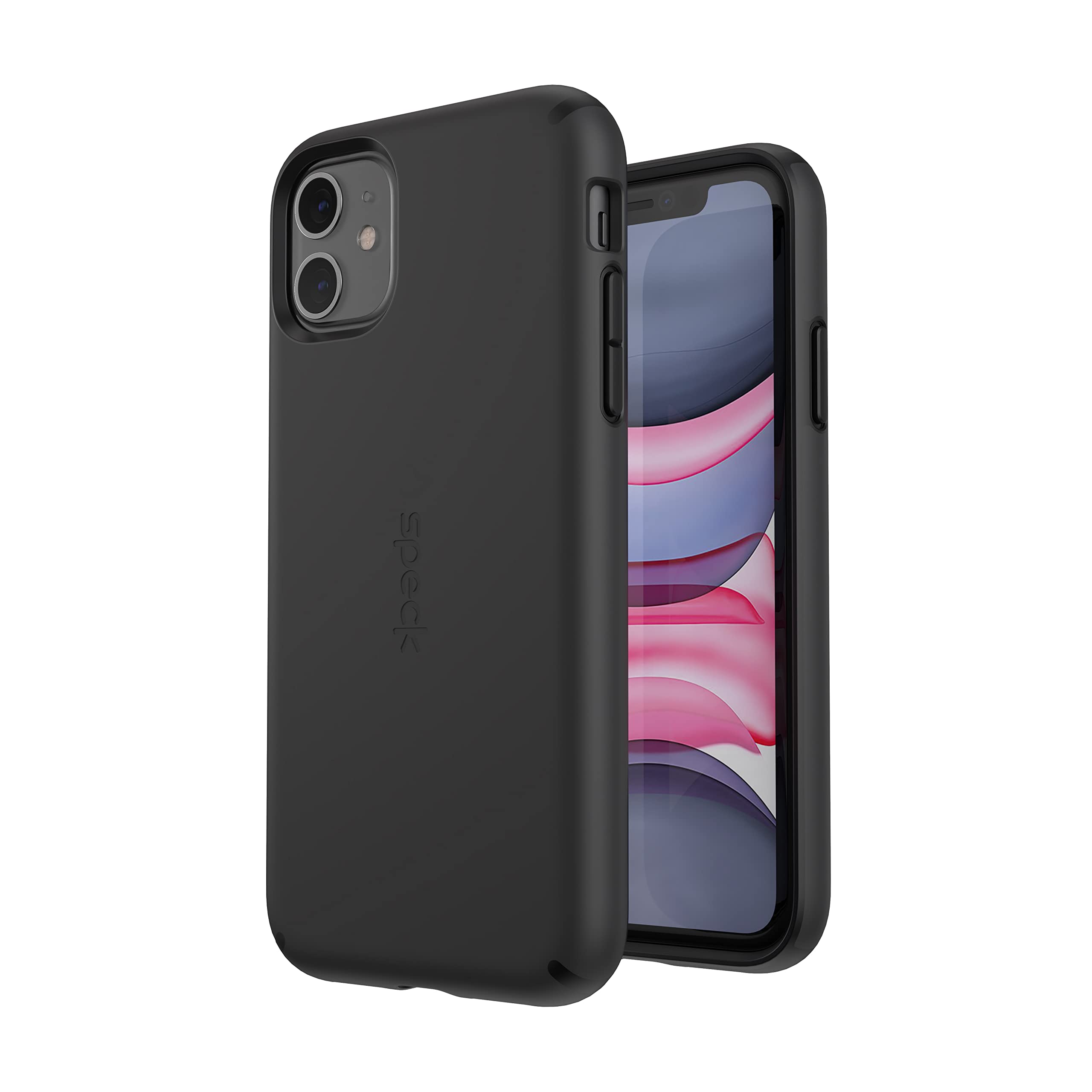 Speck iPhone 11 and iPhone XR Case - Drop Protection, Built for MagSafe Case for iPhone11 & iPhoneXR - Slim - Black, Black CandyShell Pro