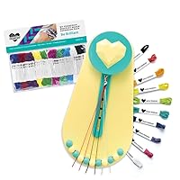 Choose Friendship, My Friendship Bracelet Maker (Taffy) and Expansion Pack (Be Brilliant) Bundle, Makes Up to 40 Bracelets (100 Pre-Cut Threads and 75 Beads/Charms)