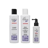 Nioxin Hair Strengthening & Thickening Kit 5 for Bleached & Chemically Treated Hair with Light Thinning, Trial Size