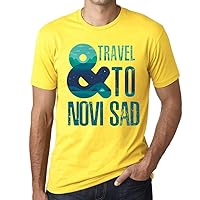 Men's Graphic T-Shirt and Travel to Novi Sad Eco-Friendly Limited Edition Short Sleeve Tee-Shirt Vintage Birthday Gift Novelty Lemon S