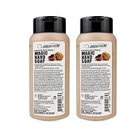Nanoskin MAGIC HAND SOAP Advanced Natural Walnut Shell Hand Cleaner 400ml, Pack of 2 | Eco-Friendly, Non-Toxic, Moisturizing Formula for Tough Dirt & Grease Removal | Ideal for Home & Industrial Use