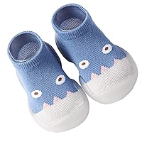 1 Pair Infant Prewalker Toddler Shoes Anti- Skid Socks Flooring Casual Shoes