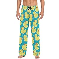 Men's Pajama Pants Men's Separate Bottoms with Pockets Lightweight Waistband Sleep Pajama Pant for Men