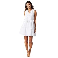 Tommy Bahama Women's Stamped Lucia Sleeveless Tier Dress