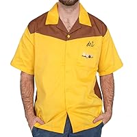 Ripple Junction The Big Lebowski Team Dude Bowling Gold Button-Down Shirt Costume