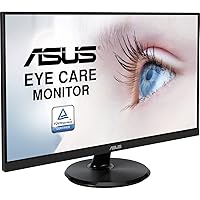 27” 1080P Monitor (VA27DCP) - Full HD, IPS, 75Hz, USB-C 65W Power Delivery, Speakers, Adaptive-Sync/FreeSync, Eye Care, Low Blue Light, Flicker Free, VESA Mountable, Frameless, HDMI,Black