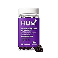 HUM Immunity Boost Gummies - Immune System Support with Vitamin C, Zinc & Elderberry for General Wellness (60 Vegan Gummies)
