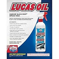 Lucas Oil 10980 Slick Mist Marine Speed Wax, 24 Oz