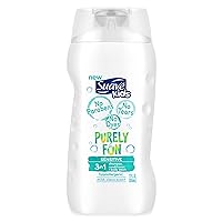 Suave Kids 3 in 1 Shampoo Conditioner Body Wash, Purely Fun Sensitive, 12 oz