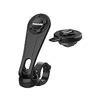 Rokform - Motorcycle Handlebar Phone Mount (Black) + Vibration Dampener V2