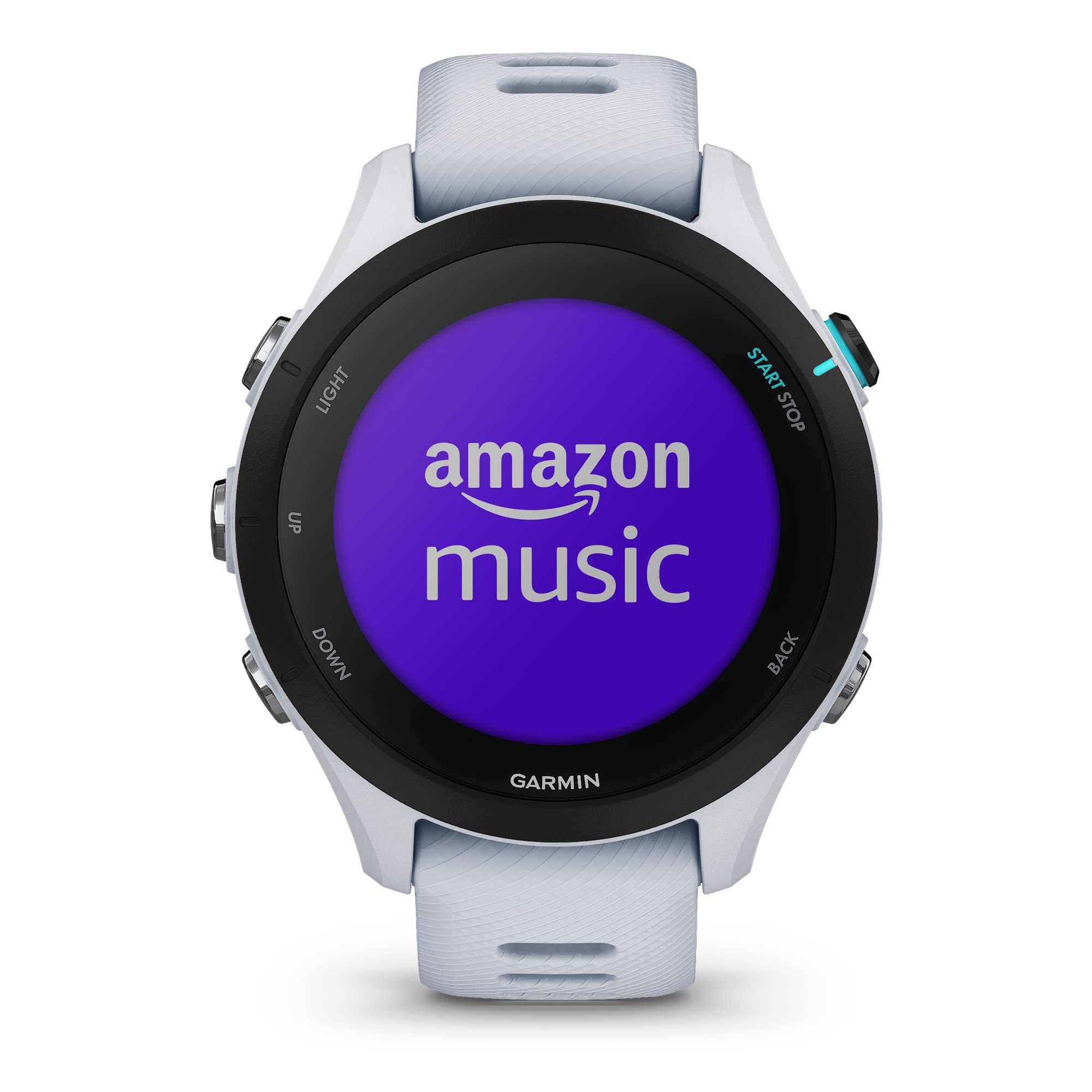 Garmin Forerunner® 255S Music, Smaller GPS Running Smartwatch with Music, Advanced Insights, Long-Lasting Battery, Whitestone