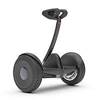 Ninebot S Smart Self-Balancing Electric Scooter, 800W Motor (Ver.S MAX 1000), 13.7 Miles Range(Ver.S MAX 23.6)& 10MPH(Ver.S MAX 12.4), Hoverboard w/t LED Light, Compatible with Gokart Kit