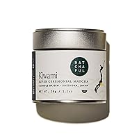 Kiwami Single Origin Ceremonial Matcha - Matcha Green Tea Powder from the hills of Shizuoka, Japan - Balanced with Notes of Floral, Honey, and Cream - 30g Tin
