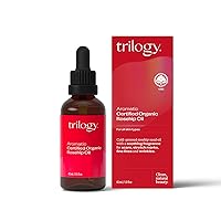 Trilogy Aromatic Certified Organic Rosehip Oil for Face, 1.5 Fl Oz - Hydrate & Repair Skin to Reduce Stretch Marks, Scars, Fine Lines & Wrinkles