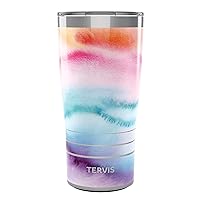 Tervis Traveler Yao Cheng Daydreaming Triple Walled Insulated Tumbler Travel Cup Keeps Drinks Cold & Hot, 20oz, Stainless Steel