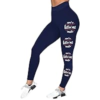 Leggings for Women Soft Pants Baseball Print Tight Leggings Casual Training Plus Size Thick Leggings for Women