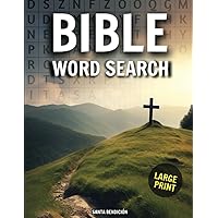 BIBLE WORD SEARCH FOR ADULT - LARGE PRINT (WITH SOLUTIONS): EASY TO READ - WORDSEARCH FOR SENIORS | CHRISTIAN PUZZLE BOOK | BRAIN GAMES NO GLASSES