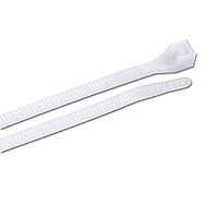 Gardner Bender 46-308 DoubleLock Cable Tie, 8 inch, 75 lb, Electrical Wire and Cord Management, Nylon Zip Tie, 100 Pk, Natural White