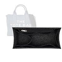 Lckaey Carry Bag for Marc Jacobs Medium Tote Bag Insert Organiser Y065black-M