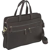 Leather Business Case, Brown, One Size