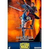 Hot Toys Star Wars 1:6 Anakin Skywalker and STAP Set - : The Clone Wars