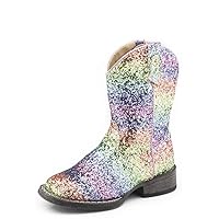 ROPER Western Boot Girls Americana Rainbow Pink 09-017-1903-2996 PI