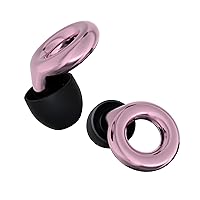 Loop Experience Ear Plugs for Concerts – High Fidelity Hearing Protection for Noise Reduction, Motorcycles, Work & Noise Sensitivity – 8 Ear Tips in XS, S, M, L – 18dB Noise Cancelling - Rosegold