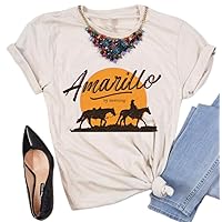 Women Retro Western Country Music Shirts Cowboy Gift Graphic Tees Short Sleeve Music Band Tshirt Tops