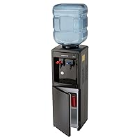 Farberware FW29919 Freestanding Hot and Cool Water Cooler Dispenser, Black