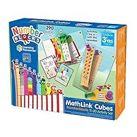 Learning Resources MathLink Cubes Numberblocks 11-20 Activity Set, 30 Activities Linked to TV Episodes, 155 Cubes & More, Ages 3+,27 x 20.5 x 5.6 Centimeters