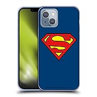 Head Case Designs Officially Licensed Superman DC Comics Classic Logos Soft Gel Case Compatible with Apple iPhone 14