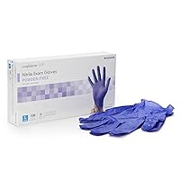 Confiderm 3.0 Nitrile Exam Gloves - Powder-Free, Latex-Free, Ambidextrous, Textured Fingertips, Non-Sterile - Dark Blue, Size Large, 100 Count, 1 Box