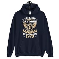 Kings Legends are Born in October 1970 Birthday Vintage Gift Shirt