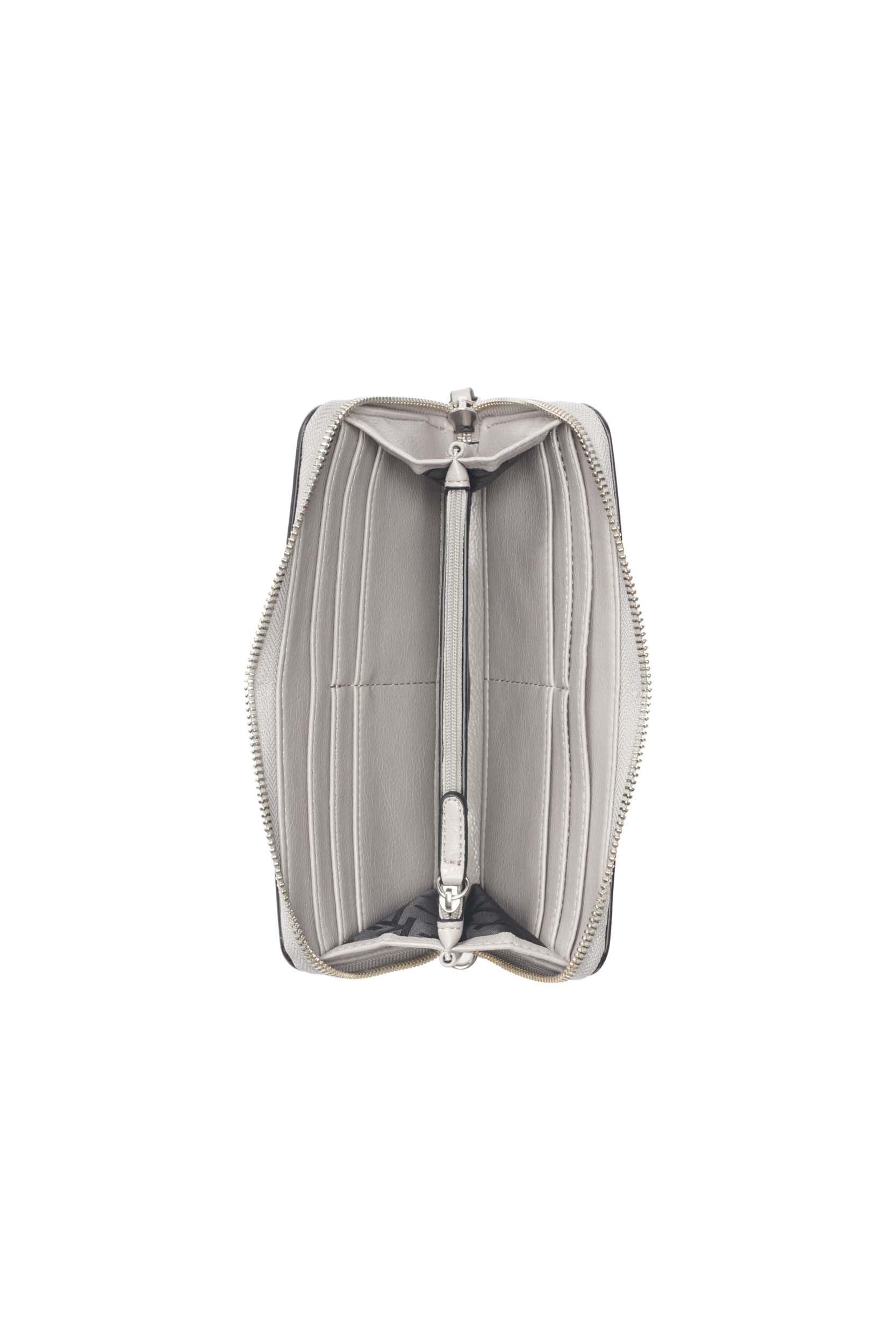 Calvin Klein Key Item Saffiano Continental Zip Around Wallet with Wristlet Strap
