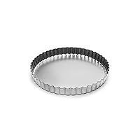 Fox Run Round Tartlet/Quiche Pan with Removable Bottom, Tin-Plated Steel, 8-Inch