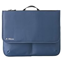 LIHIT LAB Laptop Sleeve with Pockets, 14.2 x 1 x 11.5, Navy Blue (A7768-11)