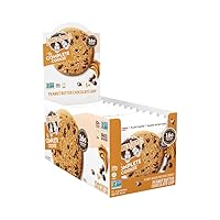 The Complete Cookie, Peanut Butter Chocolate Chip, Soft Baked, 16g Plant Protein, Vegan, Non-GMO, 4 Ounce Cookie (Pack of 12)