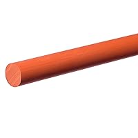 USA SEALING ZUSA-RC-1527 Food Grade Silicone Cord Stock, 70A Durometer, Red, Round Profile, 1 mm Cross Section, 5 ft Long, FDA