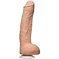 Doc Johnson Signature Series - The Legendary John Holmes - 12 Inch Realistic ULTRASKYN Dildo with Removeable Vac-U-Lock Suction Cup - F-Machine & Harness Compatible - for Adults Only, Vanilla