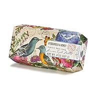 San Francisco Soap Company Pillow Bath Bars Gift Box, Birds Hydrangea & Honey Bar